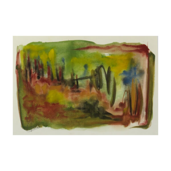 Colle Di Alberi Verdi e Rossi
