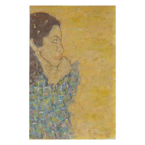 Volto Di Donna Di Profilo Alla Luce Del Sole