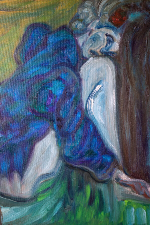 Donna Con Volto Sulle Ginocchia #4 - immagine 2
