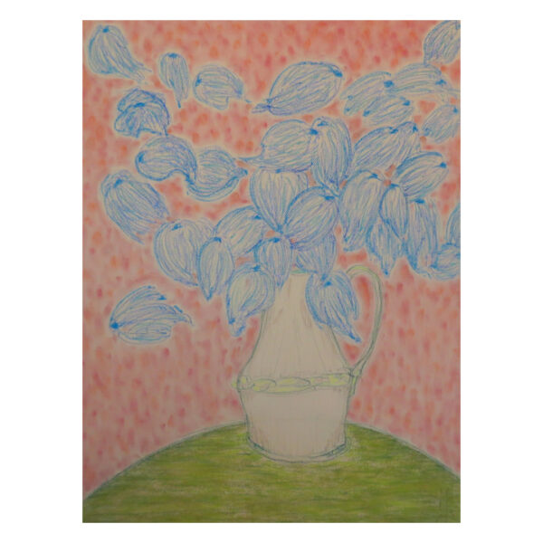Vaso Di Alkekengi Blu