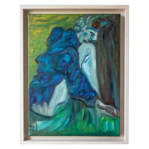 Donna Con Volto Sulle Ginocchia #4