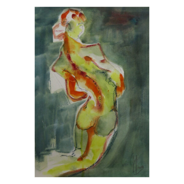 Donna Giallo Verde Arancio