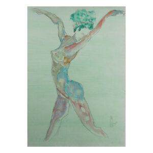 Ballerina Dai Capelli Verdi